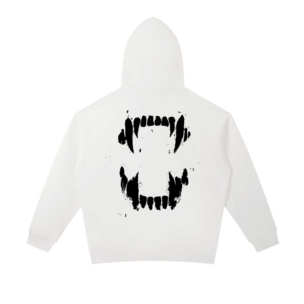 Kuroi Okami White Hoodie