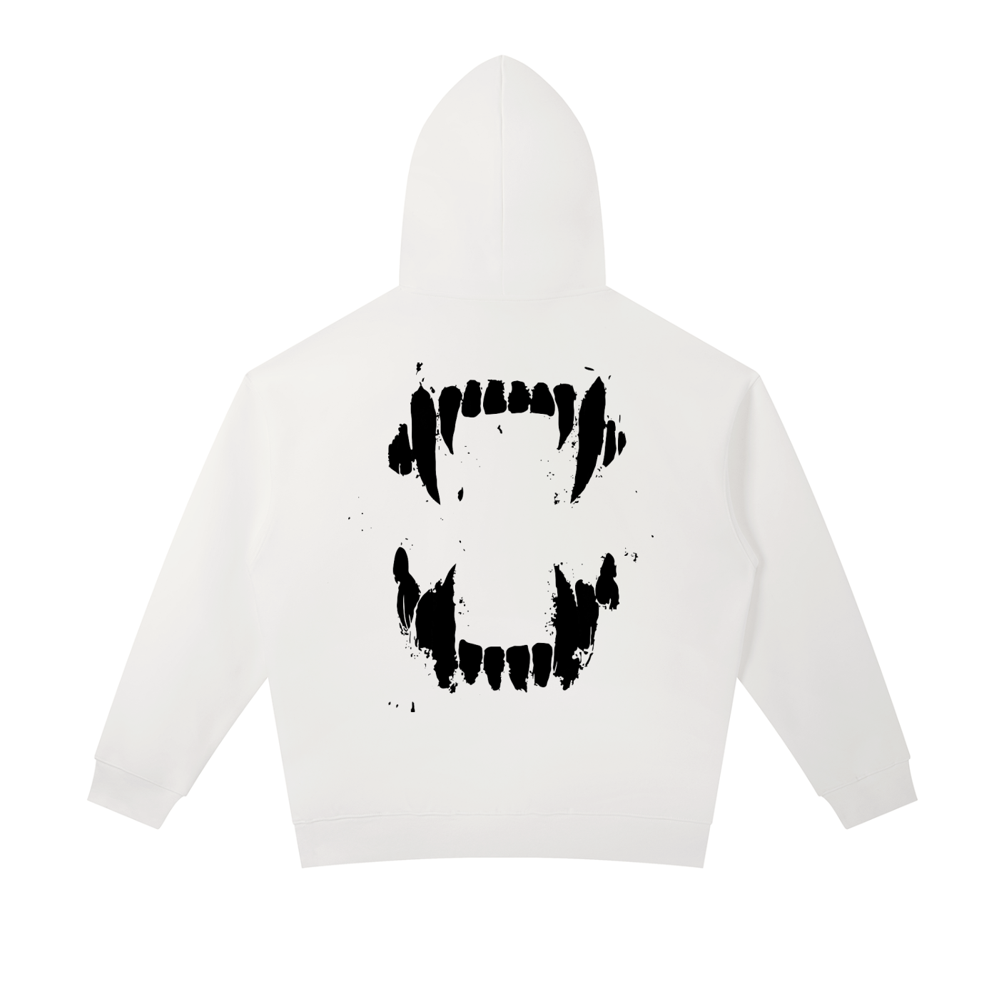 Kuroi Okami White Hoodie