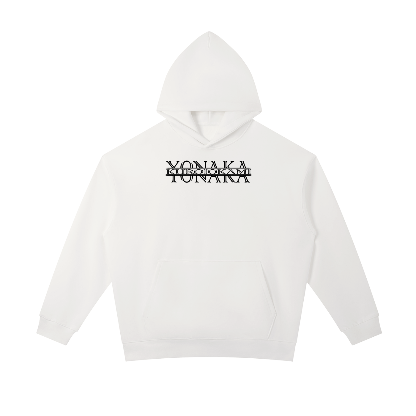 Kuroi Okami White Hoodie
